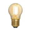 LED-lamppu Soft Glow E27 G45, 250 lm, 3 W, 2100 K, kirkas, himmennettävä.