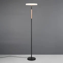 LED-lattiavalaisin Celeste valkoinen/ruskea 160 cm lasi/metalli Touchdim