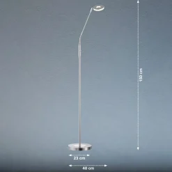 LED-lattiavalaisin Dent, CCT, yksi valaisin, nikkeliä