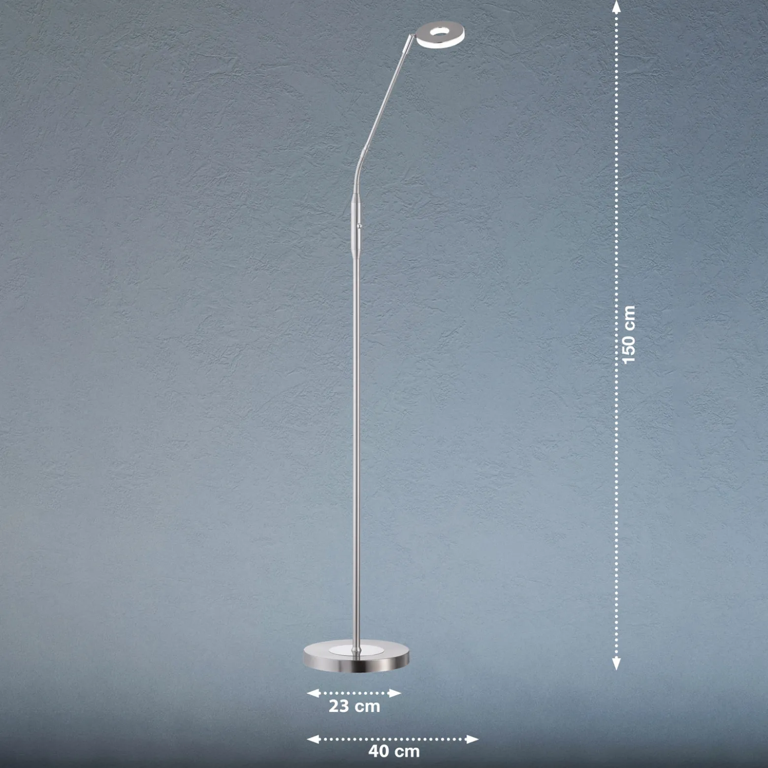 LED-lattiavalaisin Dent, CCT, yksi valaisin, nikkeliä