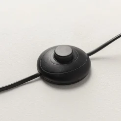 LED-lattiavalaisin DOUBLE MOON, musta/savuharmaa, korkeus 146 cm