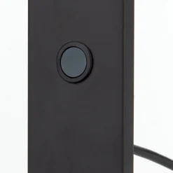 LED-lattiavalaisin Fati, korkeus 136 cm, musta, alumiinia, himmennin