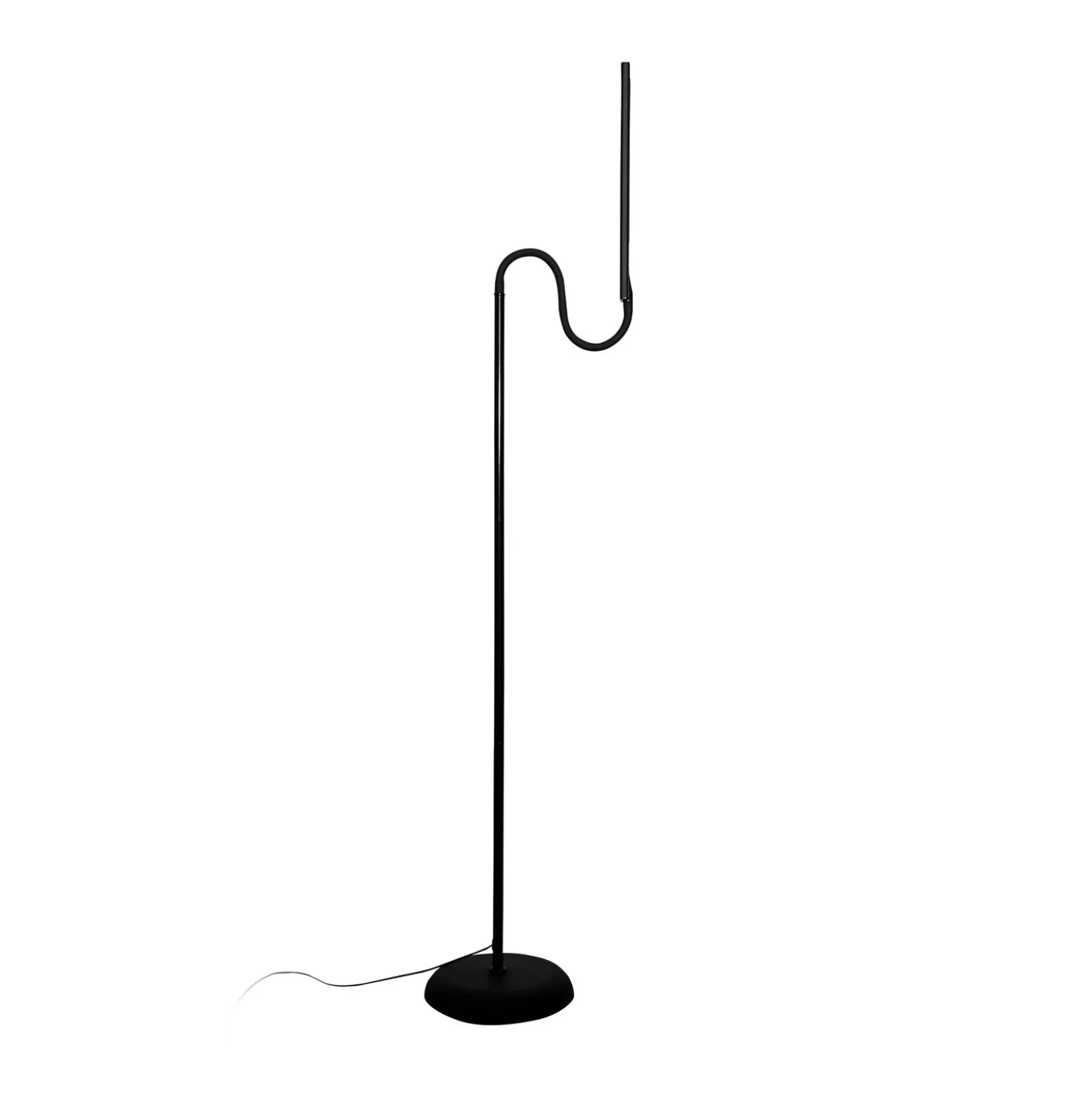 LED-lattiavalaisin MAULpirro, musta, 126 cm, himmennettävä