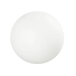 LED lattiavalaisin Oh!, Ø 55 cm, E27, polykarbonaatti, valkoinen