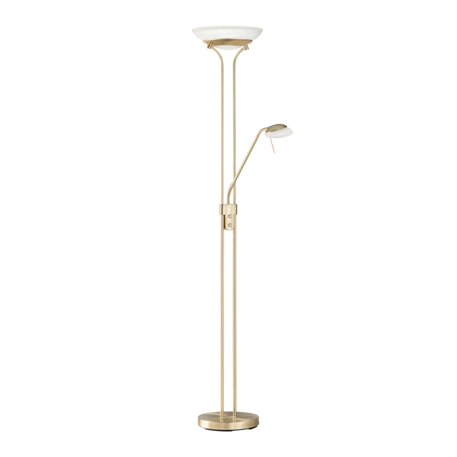 LED-lattiavalaisin Pool, messinginvärinen, korkeus 182 cm, 2-valo.