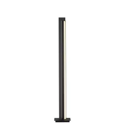 LED-lattiavalaisin PURE Lines, antrasiitti, kaukosäädin, 140 cm