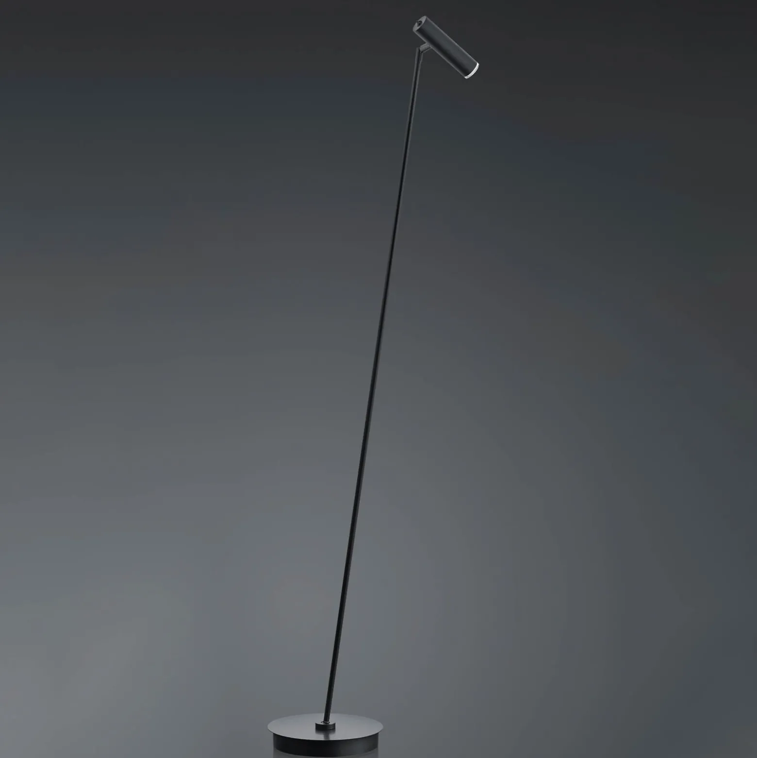 LED-lattiavalaisin Tom himmennettävä, musta