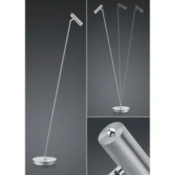 LED-lattiavalaisin Tom, himmennettävä, nikkeli