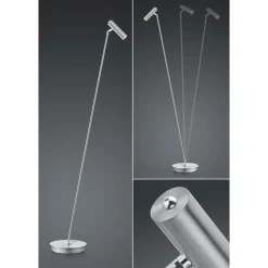 LED-lattiavalaisin Tom, himmennettävä, nikkeli