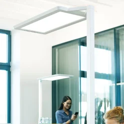 LED-lattiavalaisin Yara.single VTL, LTX, valkoinen