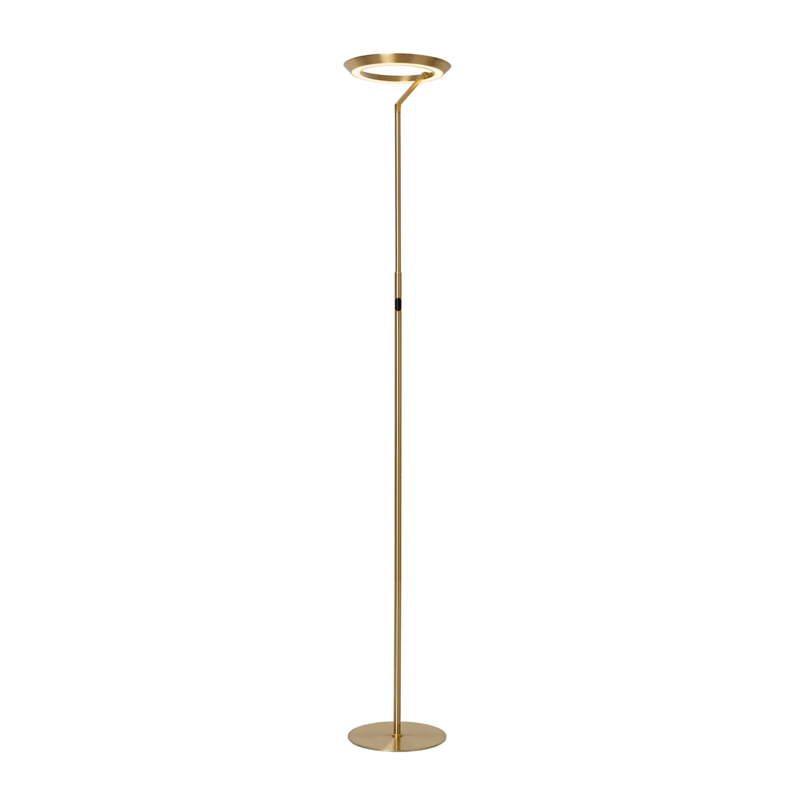 LED-lattiavalo Celeste kulta-/messinkivärinen Korkeus 174 cm Metalli