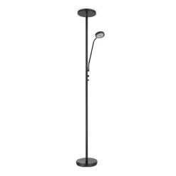 LED-lattiavalo Ernst, säätövarsi, musta