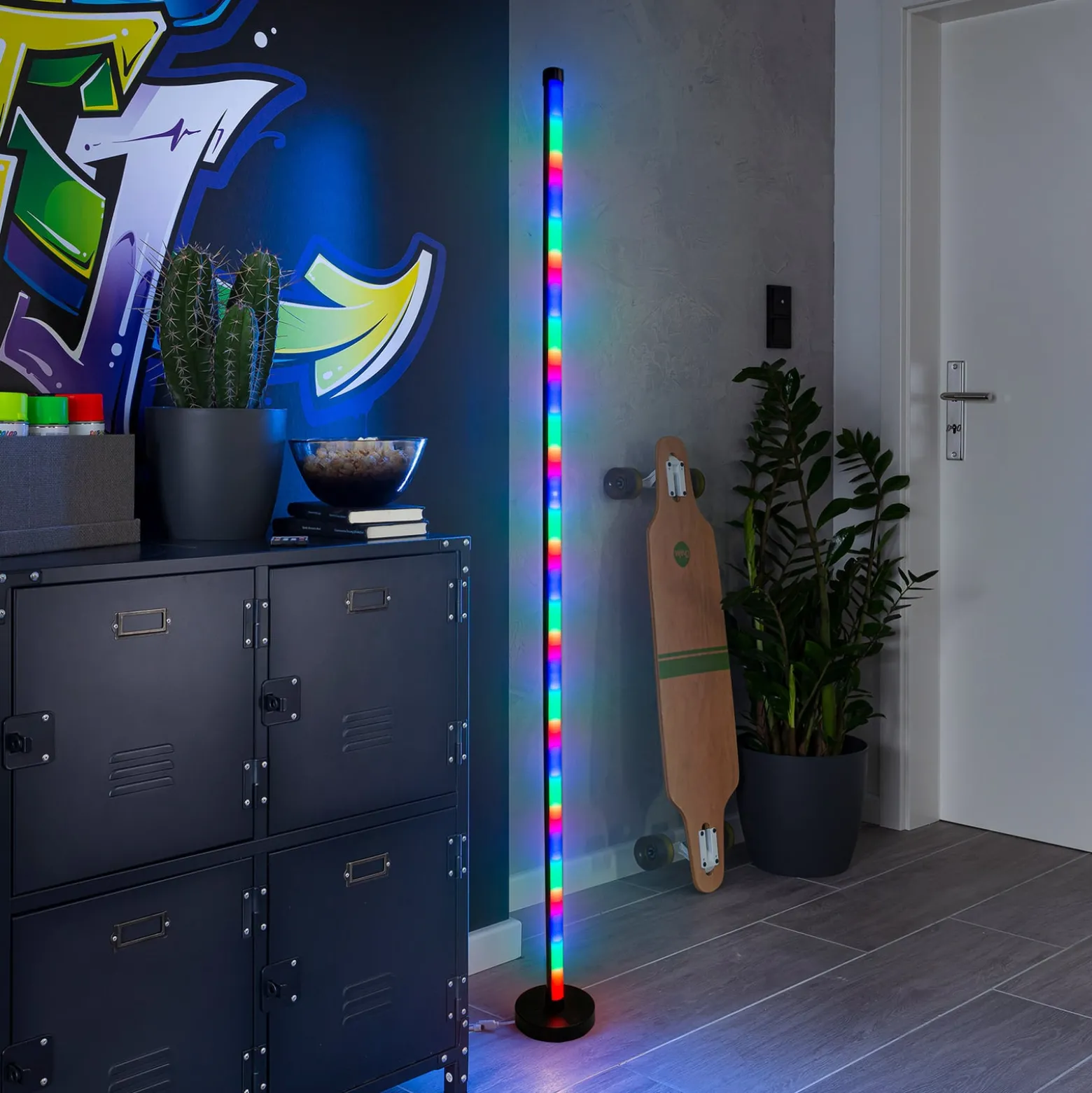 LED-lattiavalo Motion Light valoefekteillä