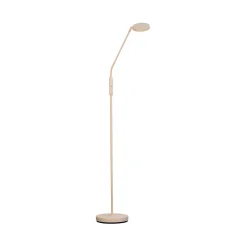LED-lattiavalo Sorento, korkeus 138 cm, hiekanvärinen, metalli, CCT