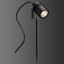 LED-maapiikkikohdevalo 5018, musta, IP65