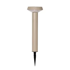LED-maapiikkivalaisin Casa, beige, korkeus 45 cm