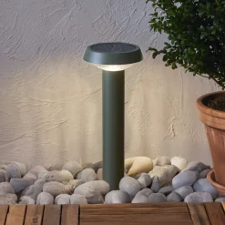 LED-maapiikkivalaisin Casa, vihreä, korkeus 45 cm