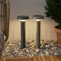 LED-maapiikkivalaisin Casa, vihreä, korkeus 45 cm
