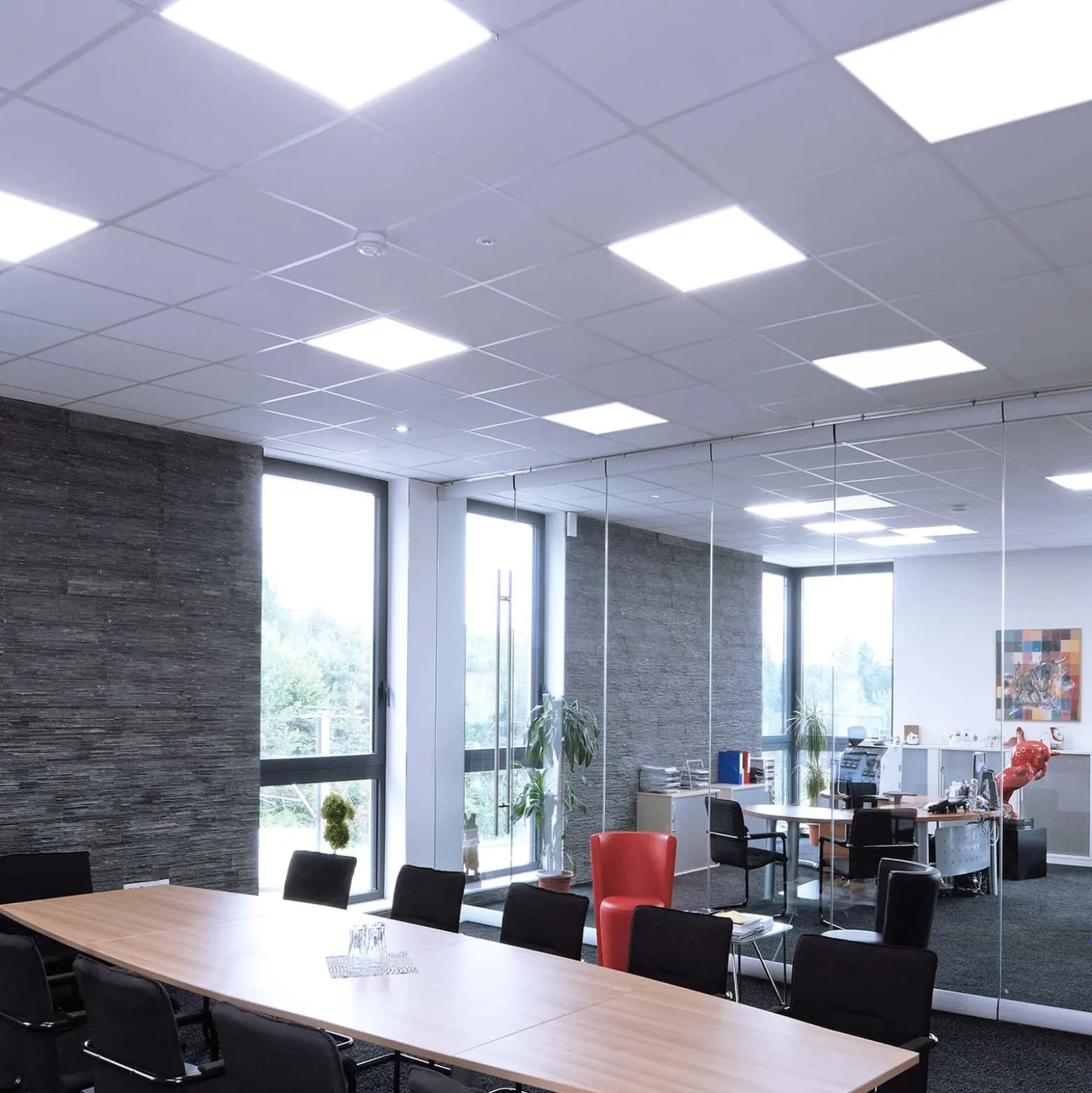 LED-paneeli Basic 59,5 x 59,5 cm 4 000 K