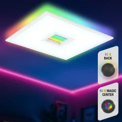 LED-paneeli CCT RGB 45x45cm valkoinen