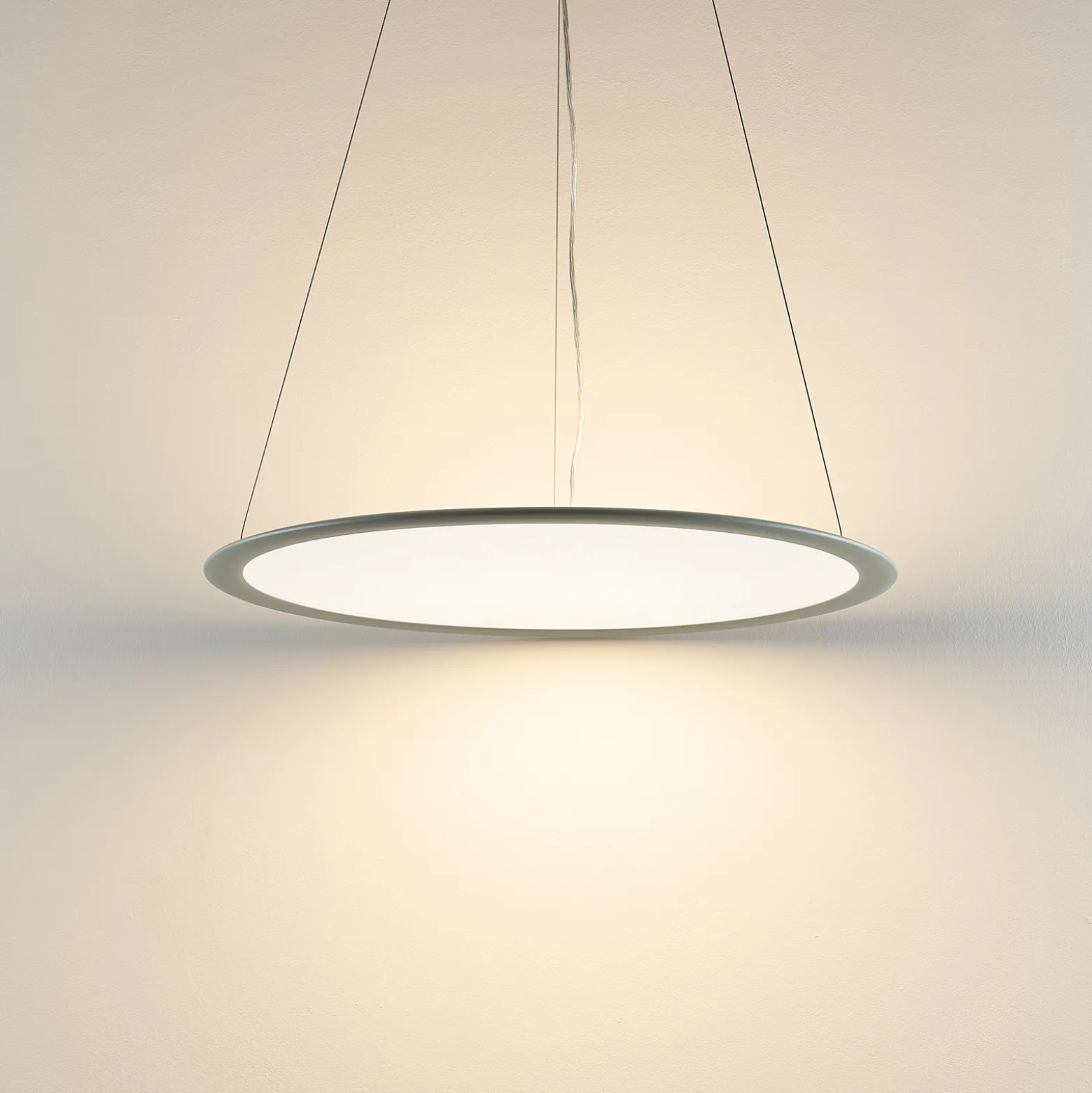 LED-paneeli PANEL, harmaa, Ø 63 cm, metalli, CCT, himmennettävä, 50 W