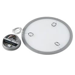 LED-paneeli PANEL, harmaa, Ø 63 cm, metalli, CCT, himmennettävä, 50 W