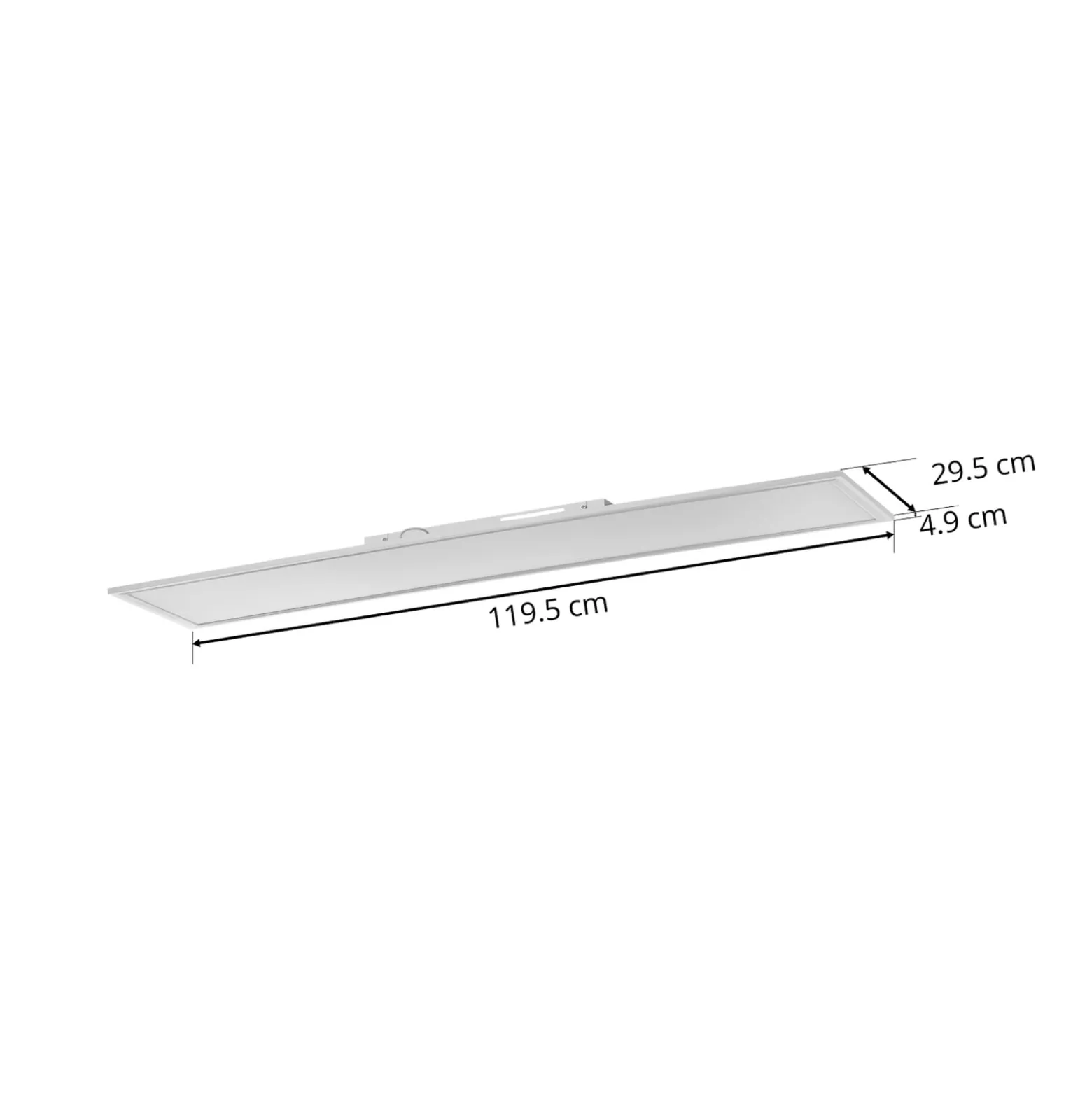 LED-paneeli Piatto, anturi, 119,5 x 29,5 cm
