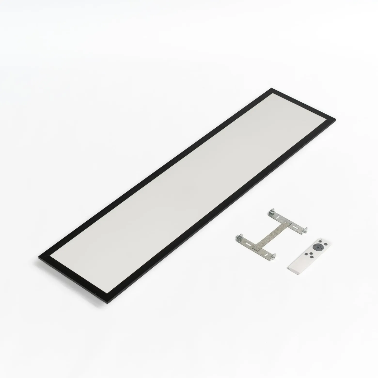 LED-paneeli Piatto CCT, kaukosäädin, 100x25, musta
