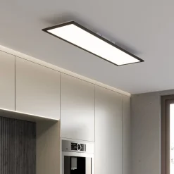 LED-paneeli Piatto CCT, kaukosäädin, 100x25, musta