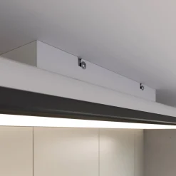 LED-paneeli Piatto CCT, kaukosäädin, 100x25, musta