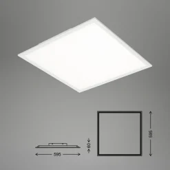 LED-paneeli Simple valkoinen ultraohut 59,5x59,5cm