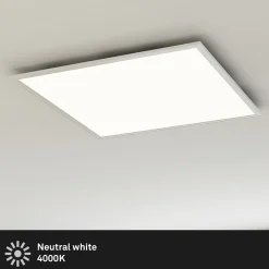 LED-paneeli Simple valkoinen ultraohut 59,5x59,5cm