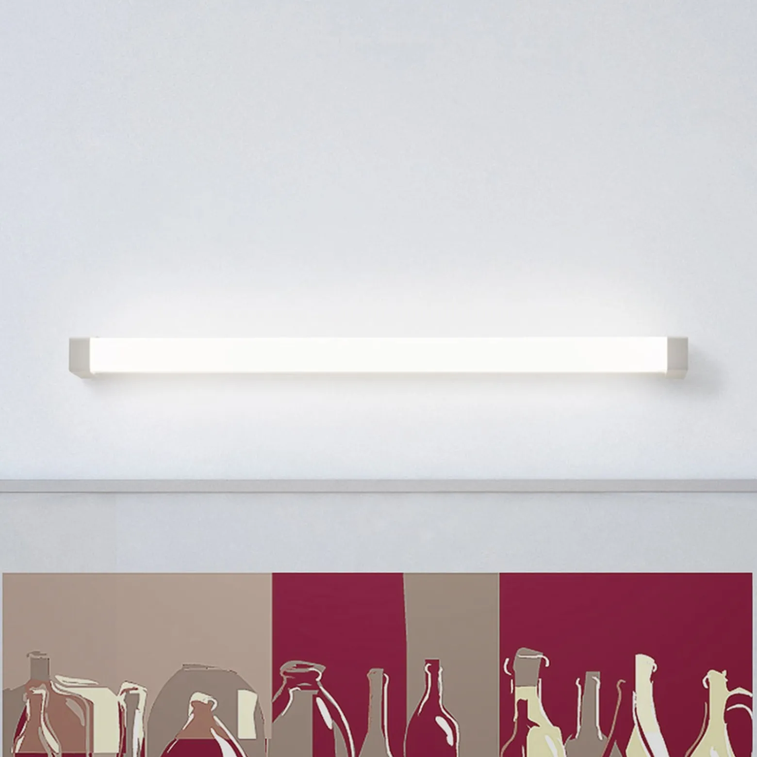 LED-peililamppu 512, 3 000 K, 35 cm, valkoinen
