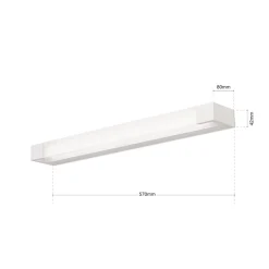 LED-peililamppu Marilyn 57 cm valkoinen