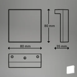 LED-peilivalaisin Aniani, valkoinen, 4000 K, 2 kpl, sarja