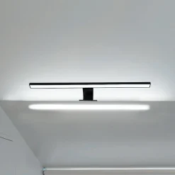 LED-peilivalaisin Bill, B 60 cm, musta, metalli, 4 000 K