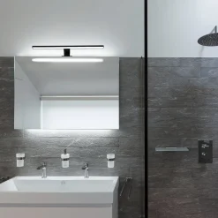 LED-peilivalaisin Bill, B 60 cm, musta, metalli, 4 000 K