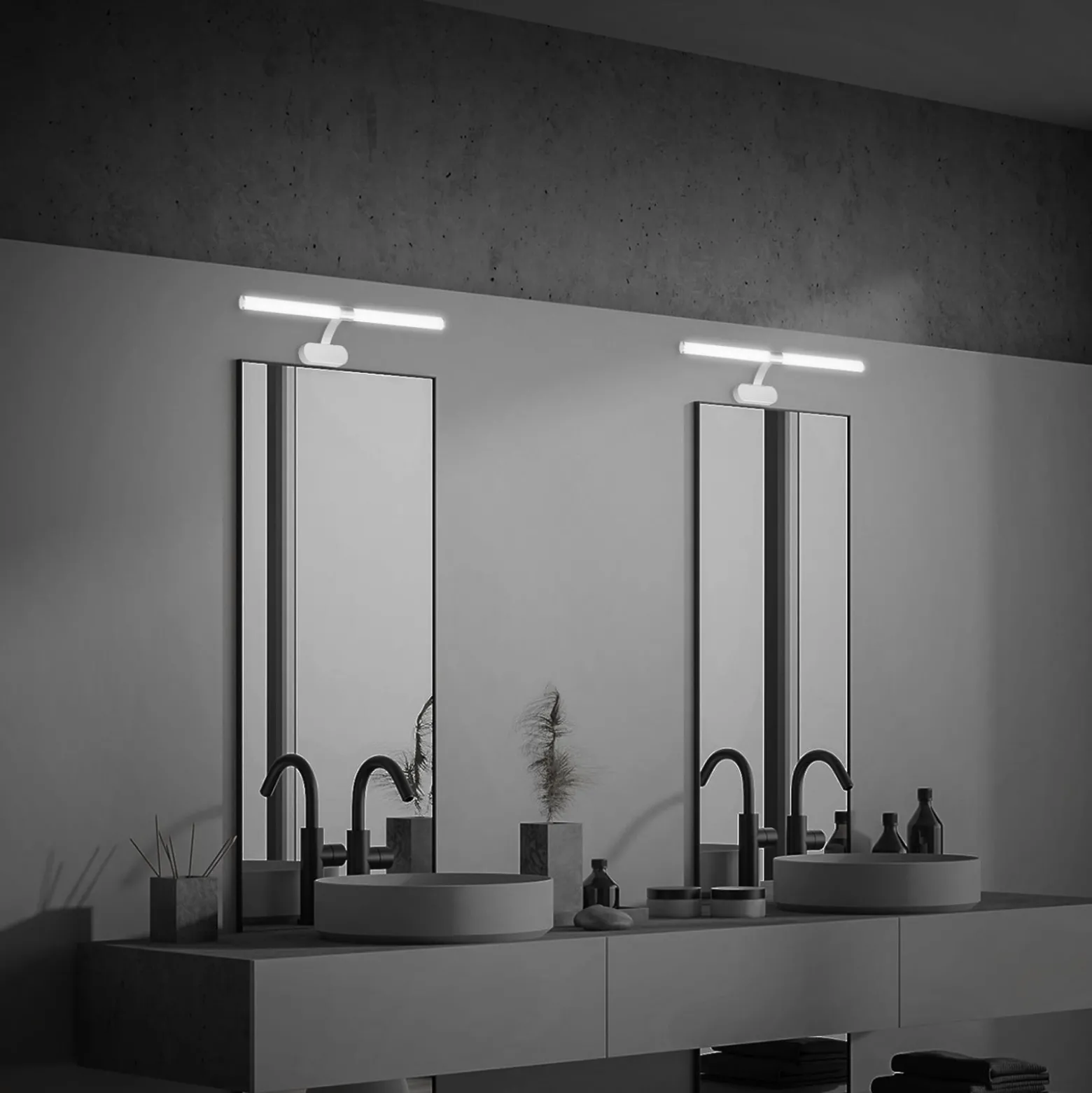 LED-peilivalaisin 2131014 mattakromi, 4 000 K