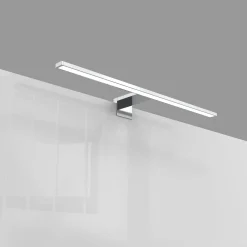 LED-peilivalaisin Mira, leveys 60 cm, kromi, metalli, 4 000 K