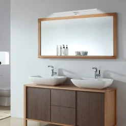 LED-peilivalaisin Mira, leveys 60 cm, kromi, metalli, 4 000 K