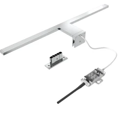 LED-peilivalaisin Mira, leveys 60 cm, kromi, metalli, 4 000 K