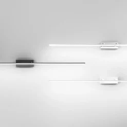 LED-peilivalaisin Nala, kromattu, leveys 110 cm, metallia