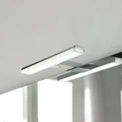LED-peilivalaisin Pandora, kromi, leveys 30,8 cm
