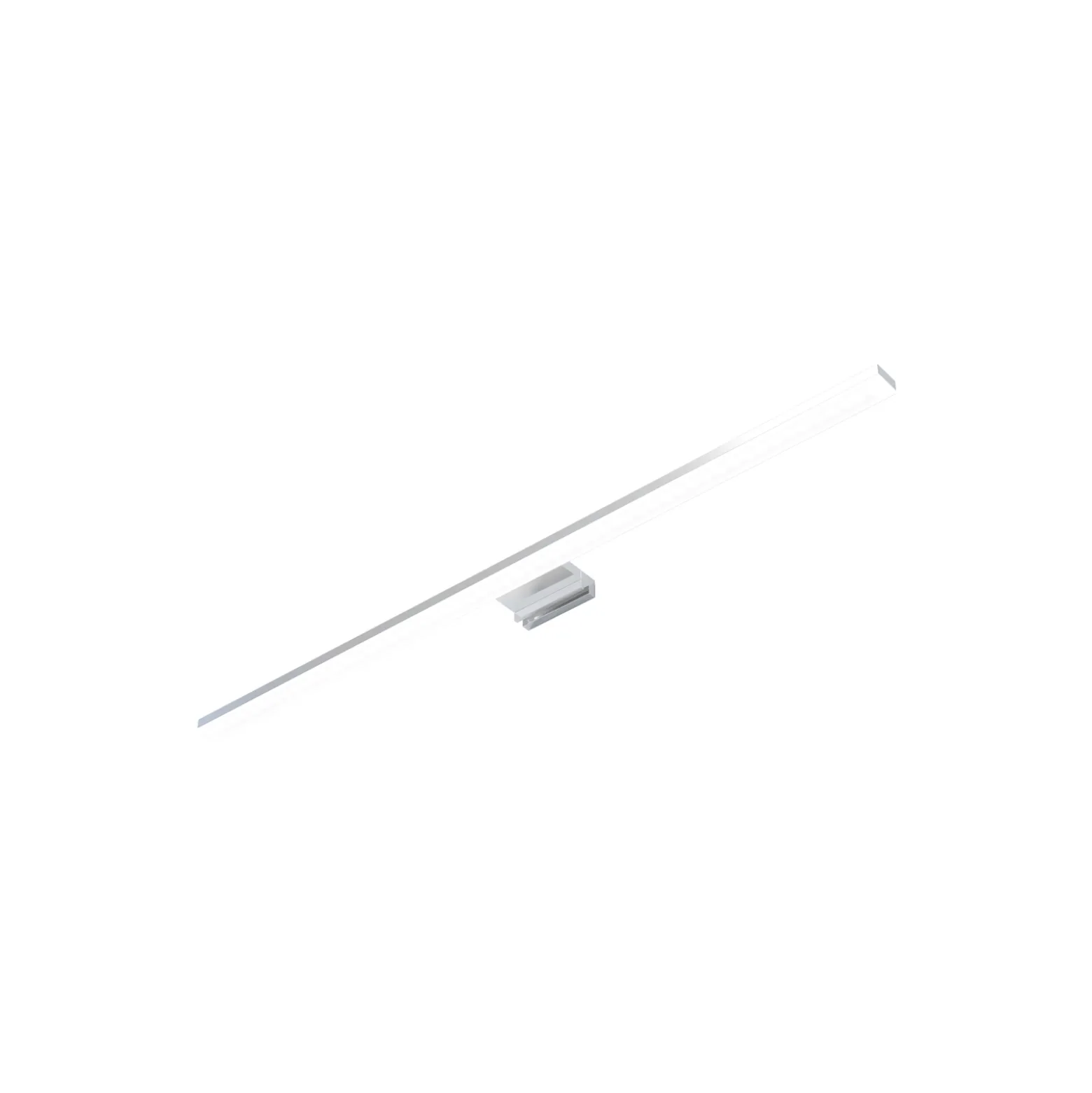 LED-peilivalaisin Triga IP44, kromi, 60cm, 3,000K