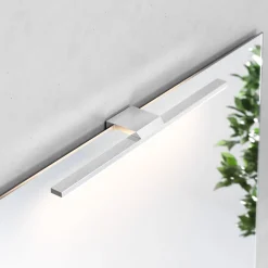LED-peilivalaisin Triga IP44, kromi, 40cm, 3000K
