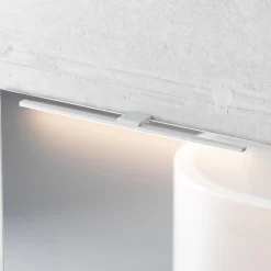 LED-peilivalaisin Triga, IP44, valkoinen, 60cm, 4000K, 4,000K