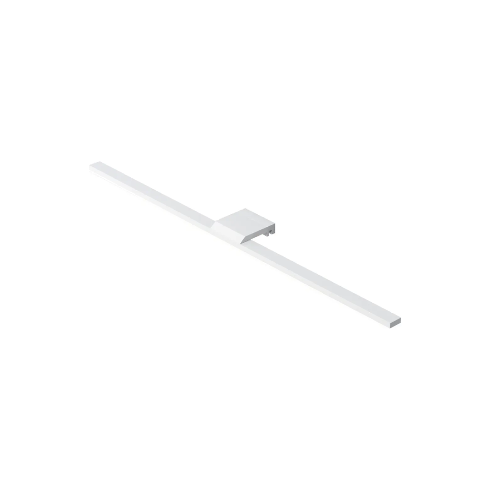 LED-peilivalaisin Triga, IP44, valkoinen, 60cm, 4000K, 4,000K