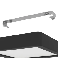 LED-pinta-asennuspaneeli Fueva 5 IP20 830 musta 16x16cm 16x16cm