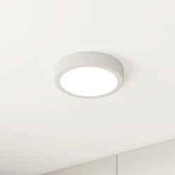 LED-pinta-asennuspaneeli Fueva 5 IP20 830 valkoinen Ø16cm