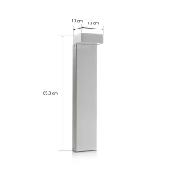 LED polku valo Mimik 10 Post 600 harmaa 3000K
